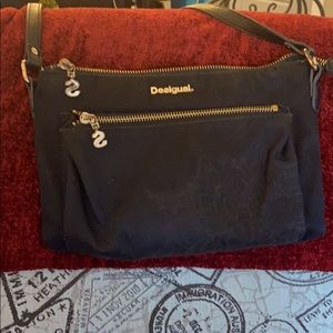 Small black desigual purse from Spain
